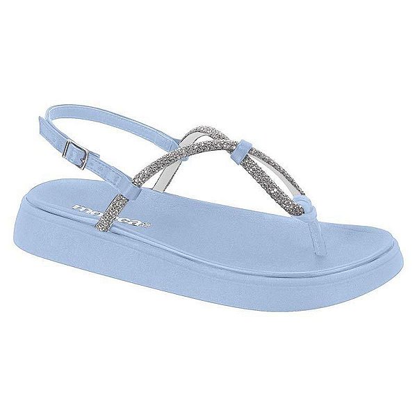 Sandália Moleca Ref. 5499.100 Cristal Silver Jeans