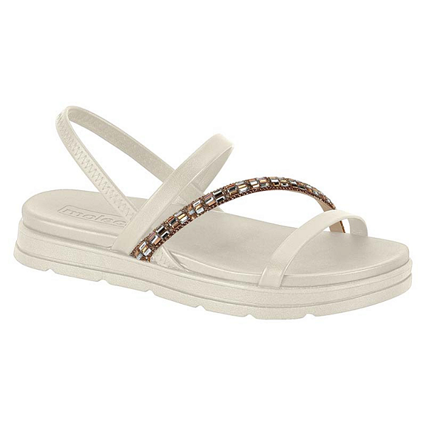 Sandália Moleca Ref. 5490.104 Branco Off