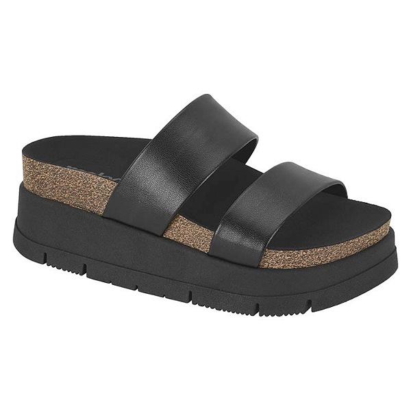 Tamanco Moleca Birk Papete Ref. 5513.100 Napa Turin Cor: Preto