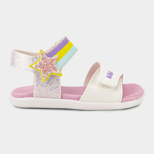Sandália Bibi Ref. 1188152 Baby Soft II Cor: Branco