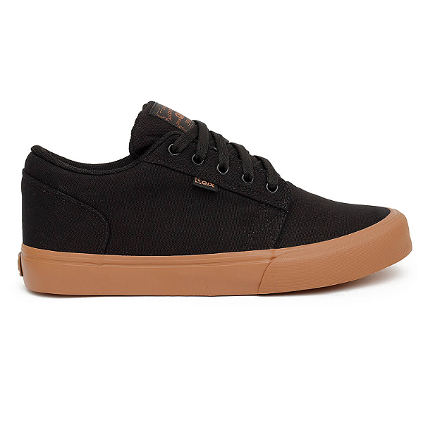 Tênis Qix AD Lona Ref. QXVU0045 Cor: Preto/Gum