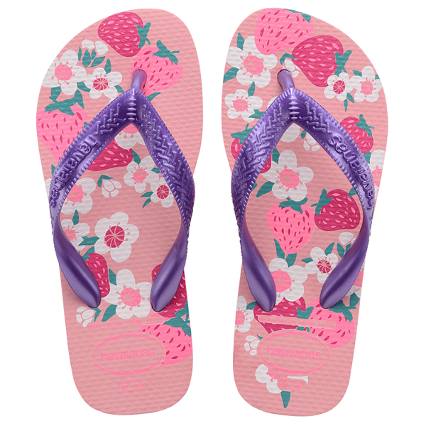 Chinelo Havaianas Kids Flores Buttercream