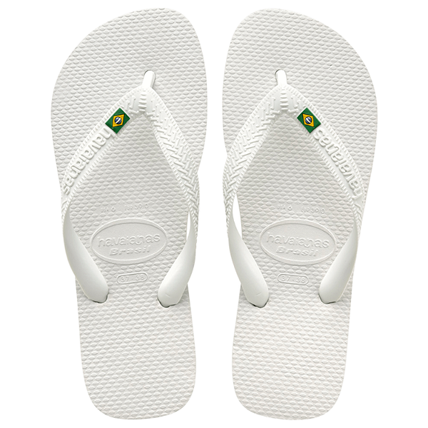 Chinelo Havaiana Brasil Cor: Branco
