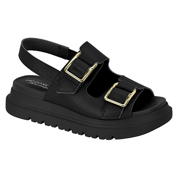 Sandália Modare Ref. 7200.102 Np Floather Nature Cor: Preto