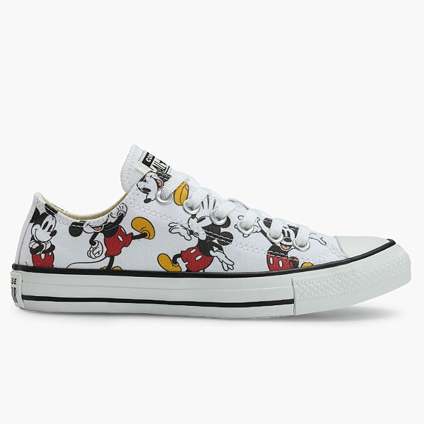 Tênis All Star Chuck Taylor Mickey Branco CT31280001 Cor: Branco/Vermelho/Branco