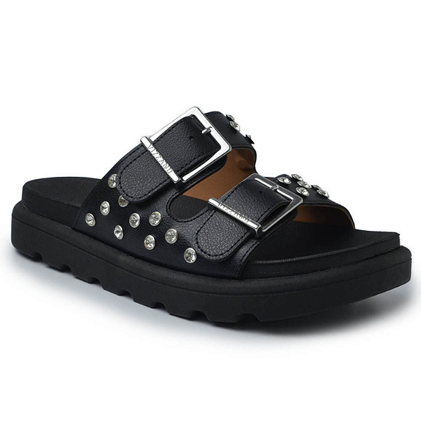 Tamanco Vizzano Ref. 6510.109 Cabedal em Napa Floather Cor: Preto