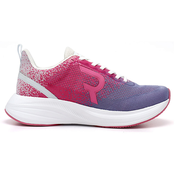 Tênis Esportivo Ramarim At Flow Ref. 24-73102 Cabedal Knit Sport Space Ceu/Sweet/Branco