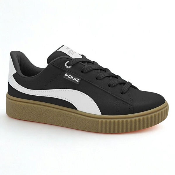 Tênis Quiz Ref. 61-1783-22 Cabedal New Mestico Preto