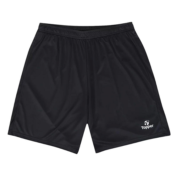 Calção Topper Plus Fut Classic Preto