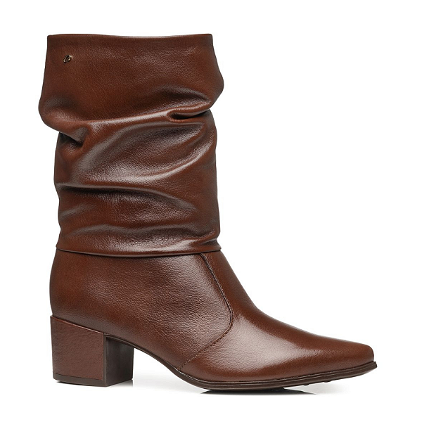 Bota Feminina Pegada Ref. 280901-01 Cano longo Cor: Pinhão
