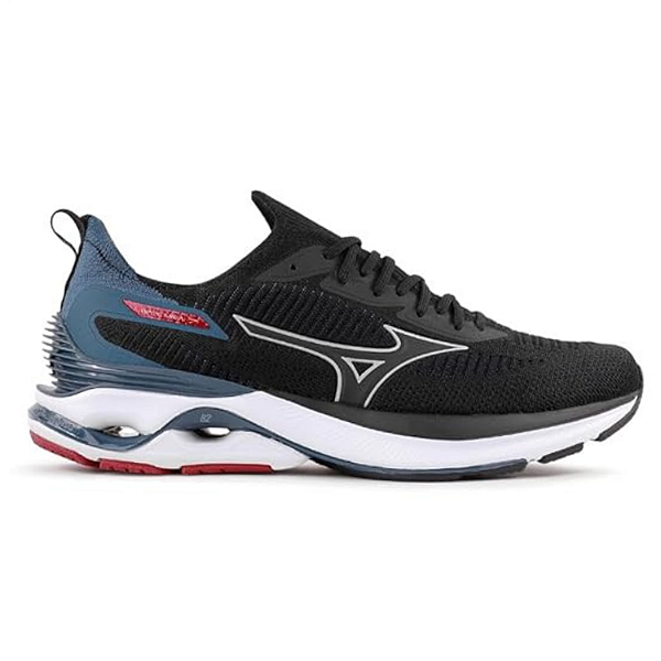 Tênis Mizuno Wave Mirai 7 Preto Bordo