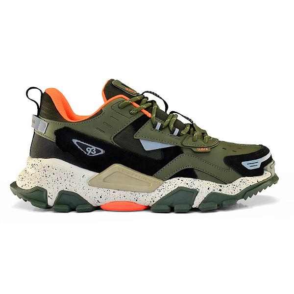 Tênis Qix Trek Ad Ref. 52020010 Cor: Verde/Preto