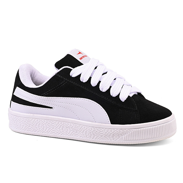 Tênis Ortotênis Jogger Ref. P350N Preto/Branco