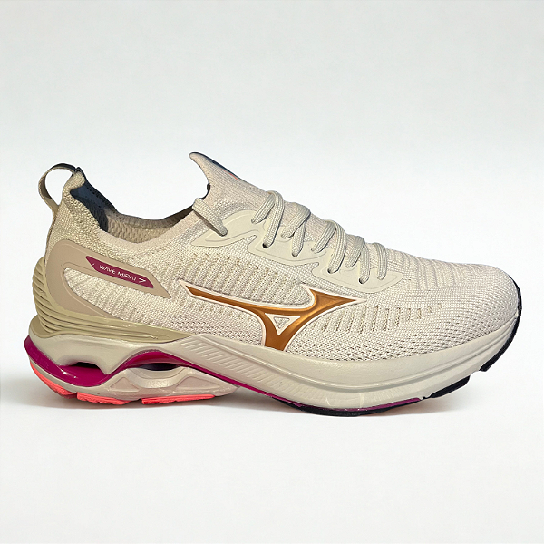 Tênis de Corrida Mizuno Wave Mirai 7 Arenito / Bronze