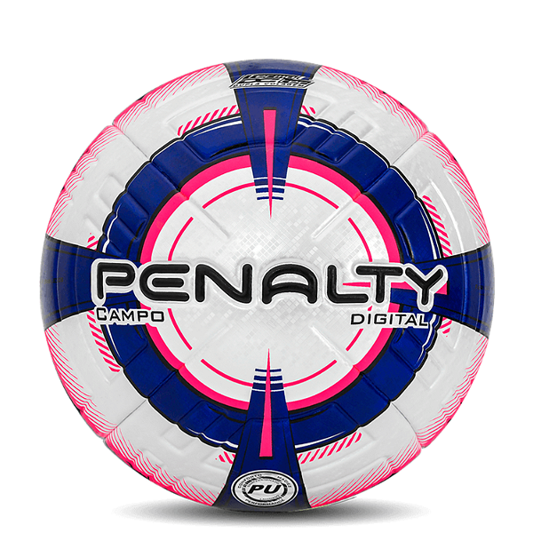 Bola de Campo Penalty Digital XXIV Cor: Branco/Rosa/Azul