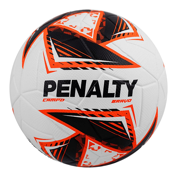Bola de Campo Penalty Bravo XXV Branco Laranja Preto