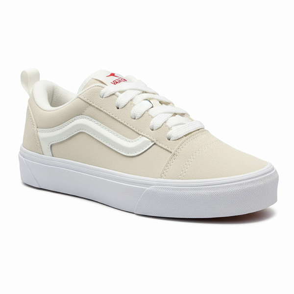 Tênis Casual Ortotenis Ref. 345 Jogger Cor: Areia / Branco