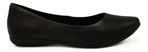 Sapatilha Bottero Ref. 353305  em Couro Atanado Napoli Cor: Preto