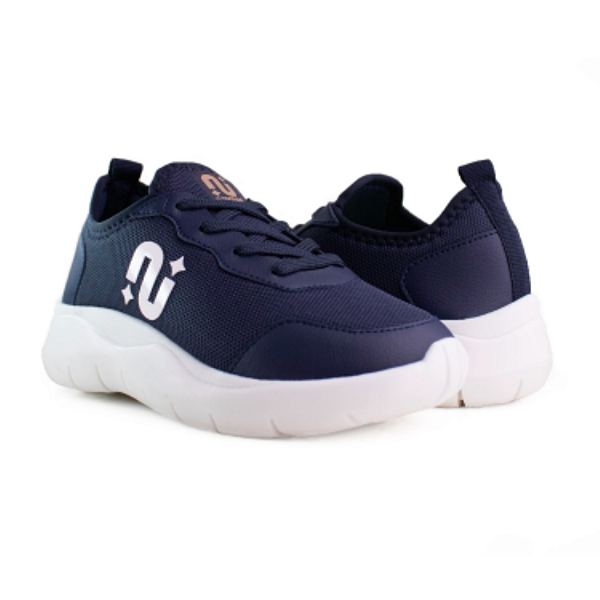 Tênis Infantil Menino Novopé Ref. 80001014 Cor: Marinho / Branco