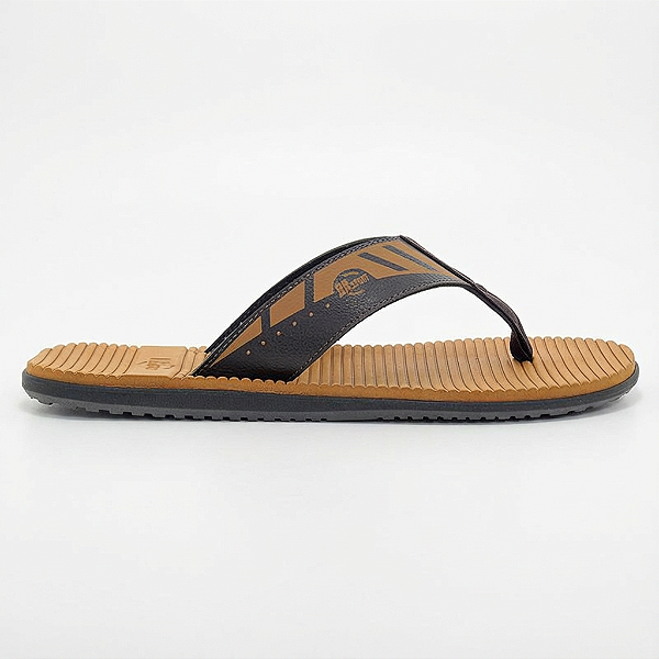 Chinelo Masculino Br Sport Ref. 2260.1434 Cabedal Sintético Napa Vermont Cor: Café