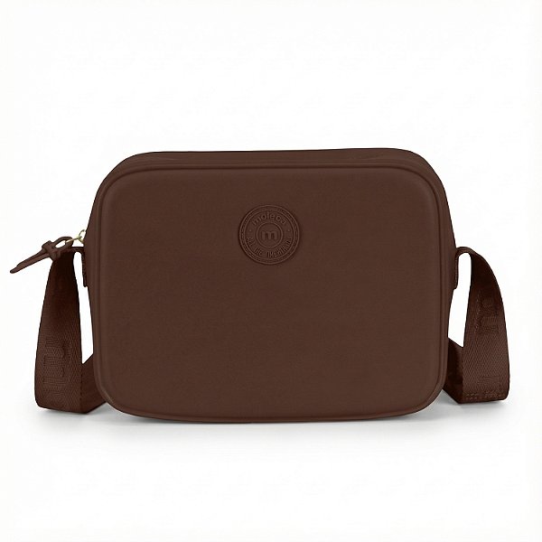 Bolsa Moleca Ref. 50007.1 Cab PVC Gorgurão Cor: Chocolate