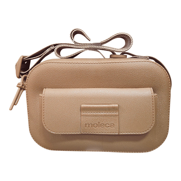 Bolsa Moleca Ref. 50058.1 Cabedal Sintético Cor: Nude