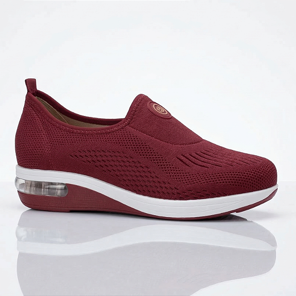 Tênis Feminino Modare Ref. 7320.217 Cabedal Textil Cor Vinho