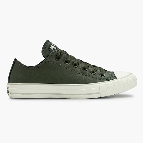 Tênis All Star Ref. CT04500009 Cabedal Courino Cor Verde Natureza/Verde Salvia/Amendoa