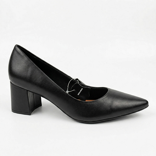 Sapato Feminino Scarpin Bottero Ref. 580302 Cabedal Couro Atanado Napoli Cor Preto
