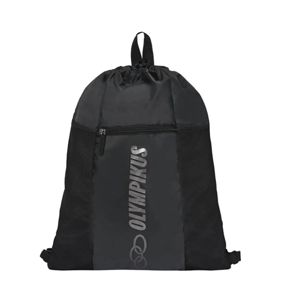 Saco Esportivo Olympikus Gym Sack com Bolsos Cor: Preto – Unissex
