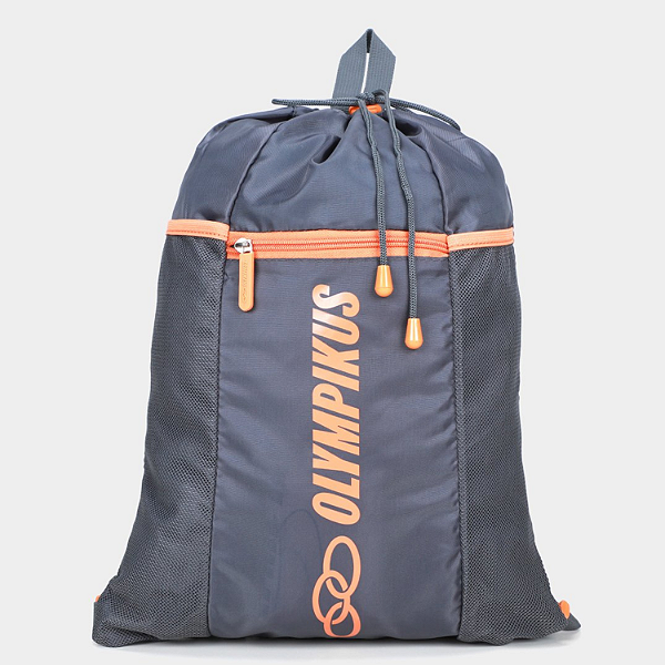 Saco Esportivo Olympikus Gym Sack com Bolsos Cor: Grey – Unissex