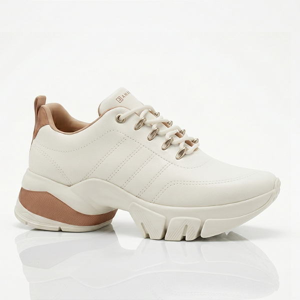 Tênis Casual Ramarim - Napa Bless Plus/Coconut -  2480103-001