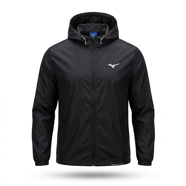 Jaqueta Masculina Corta Vento Mizuno Focus M New Preto 90