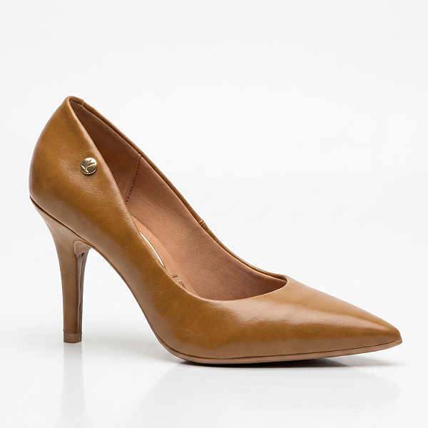 Sapato Feminino Scarpin Vizzano Napa Imperial Caramelo - 1184.1101