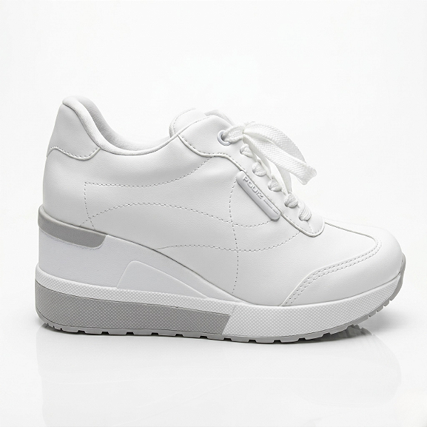 Tênis Abotinado Feminino Cab New Mestiço Branco - 68-1852-28