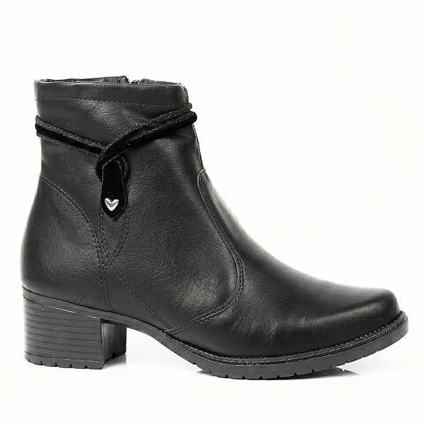 Bota Cano Curto Feminina Mississipi Bertelli Preto - J0781-0001