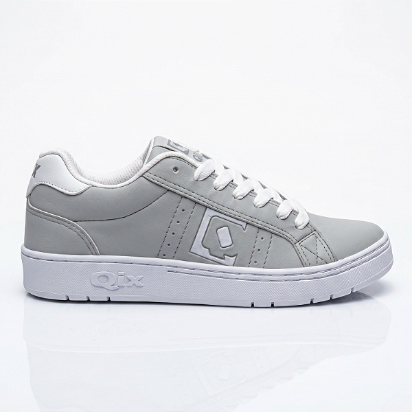 Tênis Qix Combat Slim AD Masculino Cinza/Branco - 52010037