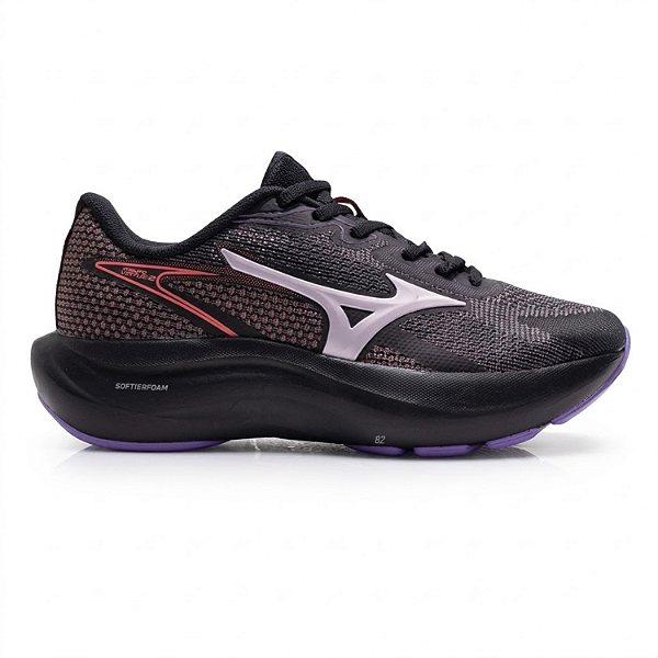 Tênis Feminino Mizuno Virtue 2 Preto - Caminhada e Academia Confortável