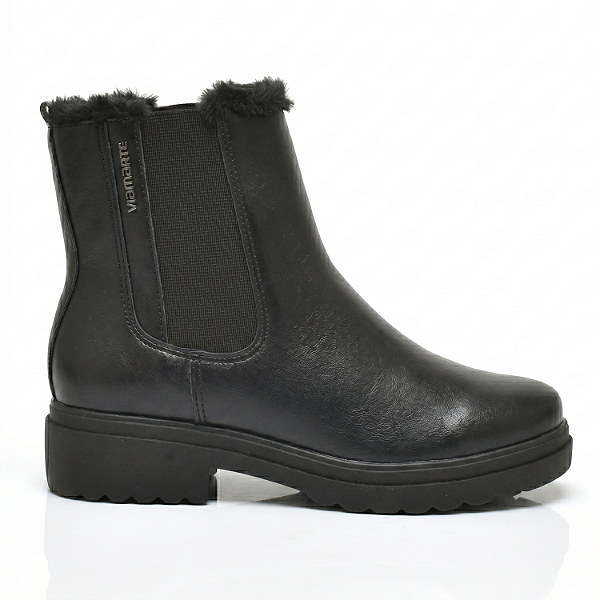 Bota Feminina Coturno Via Marte Preto - 245-011-01