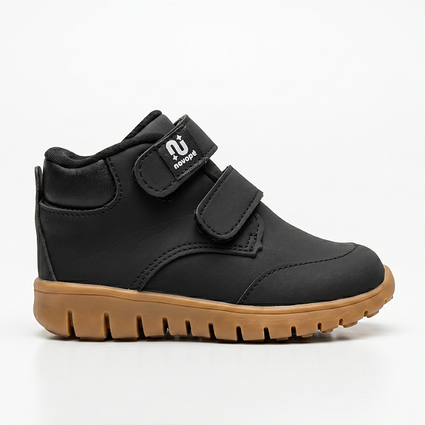 Bota Infantil de Menino Novopé Preto/Crepe - 10001174_797
