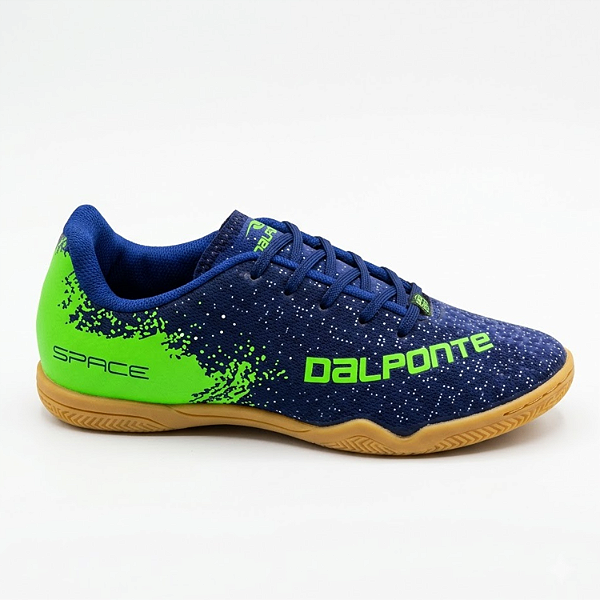 Tênis De Futebol Indoor Futsal Dalponte Space Adulto - Marinho/Verde