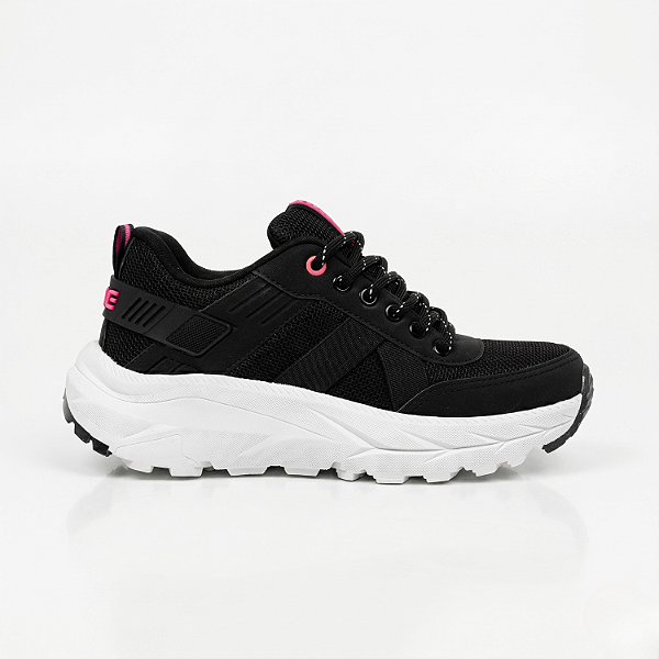 Tênis Feminino Sport Casual Ollie Cor: Preto - Stones2-F