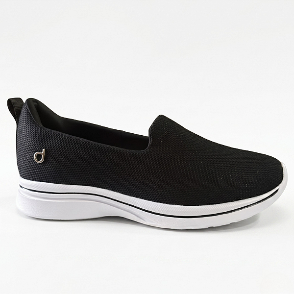 Tênis Feminio Casual Dijean Preto/Branco - 34020003-0212