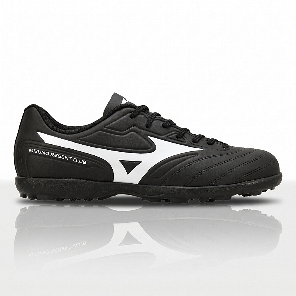 Chuteira Society Mizuno Regent Club AS Cor: Preto Branco