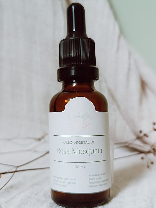 Óleo Vegetal de Rosa Mosqueta 100% Puro - 30ml