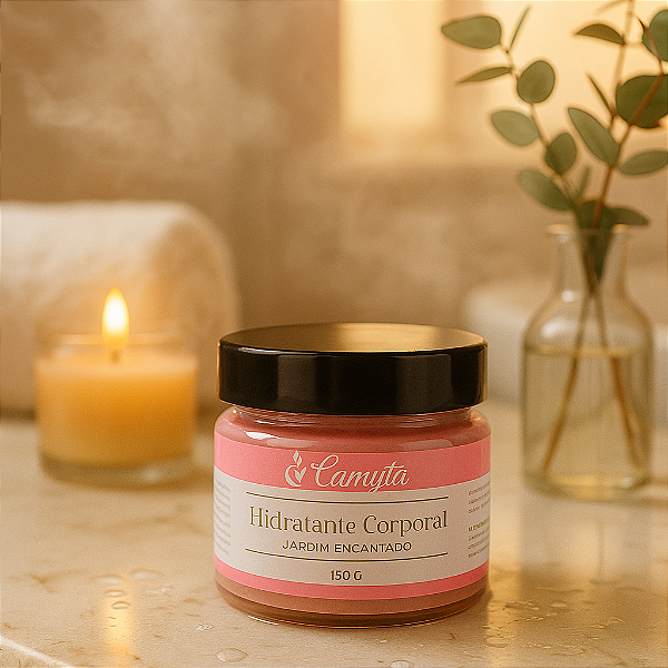 Hidratante Corporal Jardim Encantado  | Toque sedoso e aroma floral frutado acolhedor