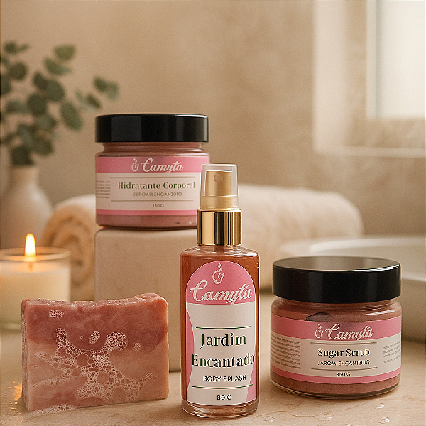 Kit Completo Jardim Encantado | Seu Ritual de Corpo Inteiro