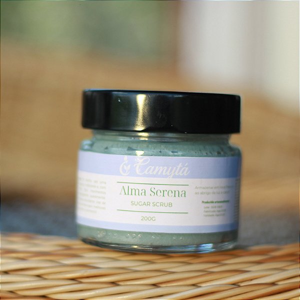 Sugar Scrub Alma Serena – Esfoliante Corporal Natural | Pele renovada, macia e radiante