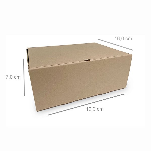 Caixa B0 cv - 20 unidades (19x16x7 cm)