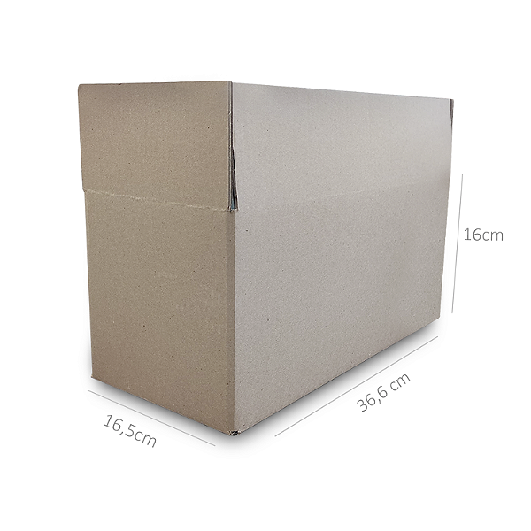 Caixa X0 - 20 unidades (36,6x16,5x16 cm)